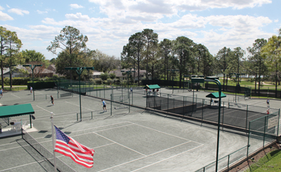 Timber Pines Homeowners Association tennis courts