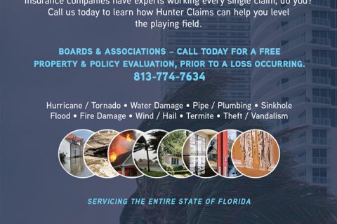 Hunter Claims — 1/2 Vertical Page ad
